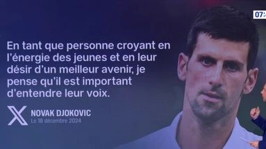 Novak Djokovic monte au filet contre la corruption