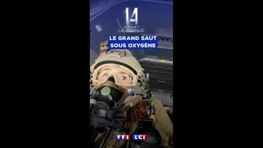 14-Juillet Le Défilé : Marie-Sophie Lacarrau, le grand saut sous oxygène