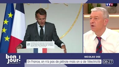 Nicolas ose : En France, on n'a pas de pétrole mais on a de l'électricité