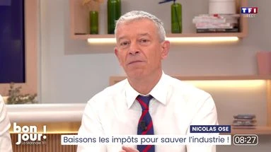 Nicolas ose : Baissons les impôts pour sauver l'industrie !