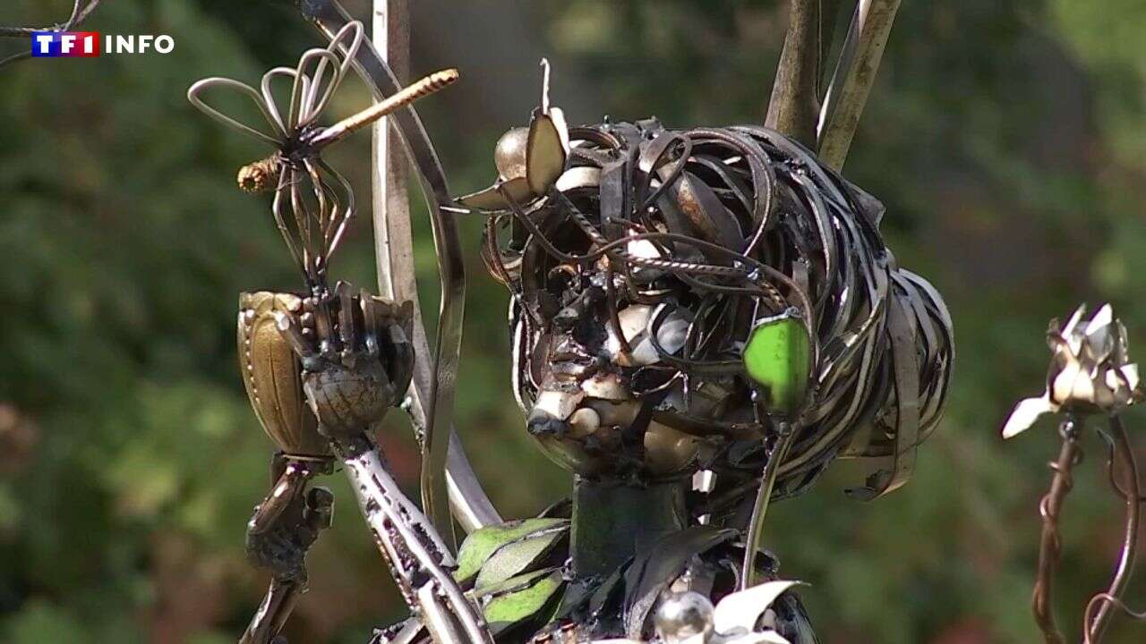 VIDÉO - Les œuvres étonnantes de ces sculpteurs recycleurs sont réalisées avec des déchets