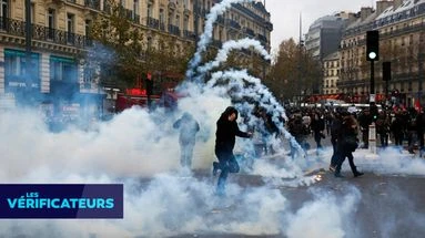 VÉRIF' - Le gaz lacrymogène est-il interdit lors des guerres alors qu'il est courant en manifestation ?