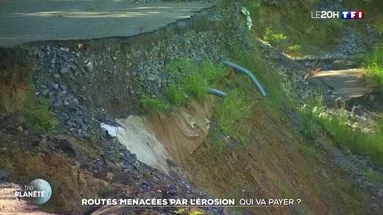 Routes menacées par l'érosion : qui va payer ?