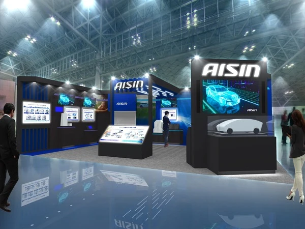 アイシン、ハイブリッドトランスミッションを3Dホログラムで動的展示へ…人とくるまのテクノロジー展 2026