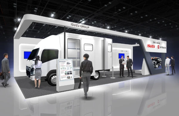 いすゞとUDトラックス、初の共同出展で次世代物流技術を披露…人とくるまのテクノロジー展 2025