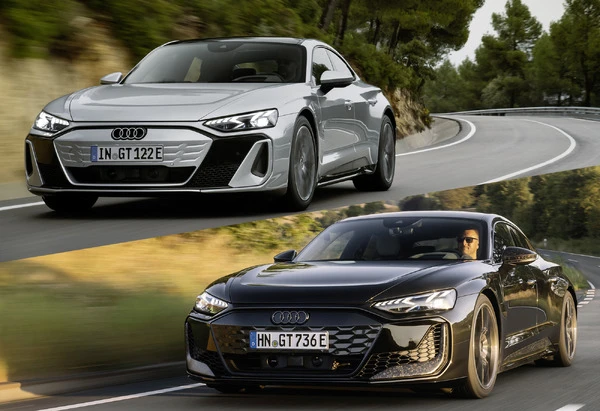 アウディ史上最強の680kW、『e-tron GT』改良新型を銀座と日本橋で先行展示