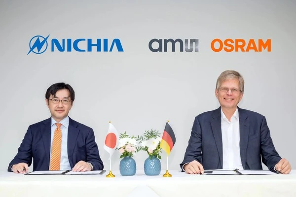 日亜化学とams-OSRAM、LED・レーザー技術で包括的特許クロスライセンス契約を締結