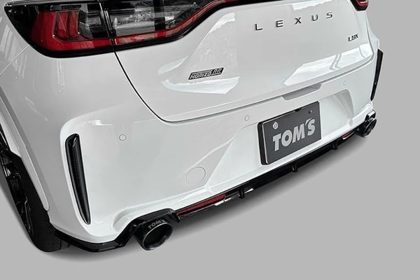 圧倒的なリアビューと抑揚のあるエキゾースト、トムスがレクサス『LBX MORIZO RR』専用エキゾースト発売