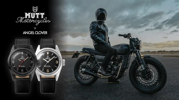 ヴィンテージバイクに調和、MUTT×エンジェルクローバーの新作ウォッチ発売