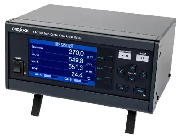 非接触厚さ測定の新基準、「CL-7100」シリーズを12月発売…小野測器