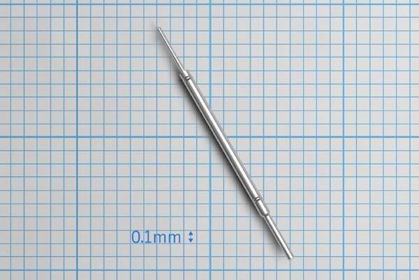 世界最小の半導体検査用プローブは直径0.08mm、小型化ニーズに応えてヨコオが開発