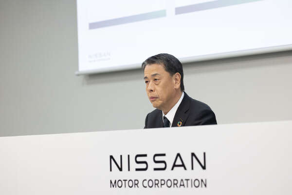 【株価】日産自が急反落、中間期最終益9割減を嫌気した売りに押される