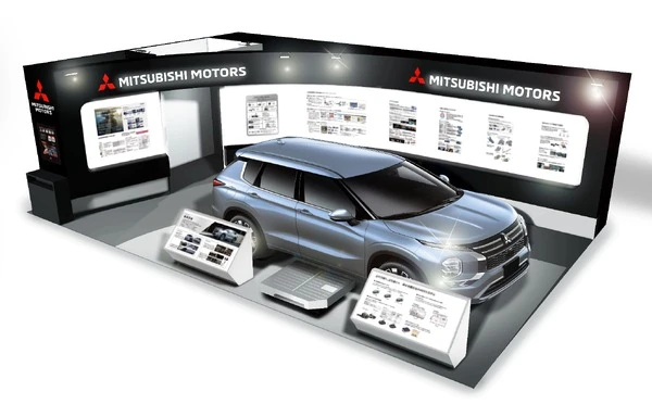 三菱自動車、『アウトランダーPHEV』中心に技術力アピール…人とくるまのテクノロジー展 2025