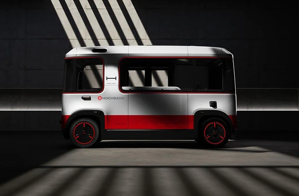 ドイツ・ハンブルクが自動運転公共交通の新段階へ、ホロン製ミニバスでテスト開始…2026年から運行