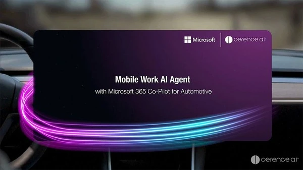 マイクロソフト365の車内利用を可能に、セレンスがAIエージェント発表…IAAモビリティ2025