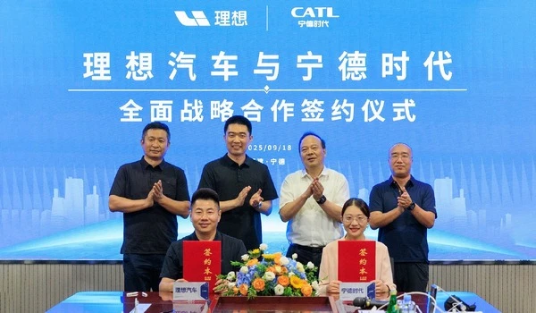 中国CATL、理想汽車にEV電池供給拡大へ…戦略協力協定を締結