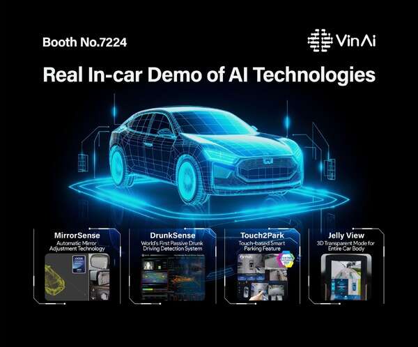 世界初、呼気検査不要の飲酒運転検知システム、VinAIが実車でデモへ…CES 2025