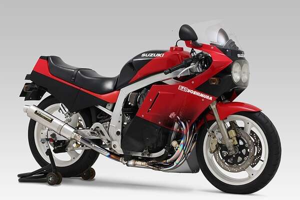 37年前の“台風”が2度目の復刻…ヨシムラから『GSX-R1100』用“手曲げチタンマフラー”、36万円で発売