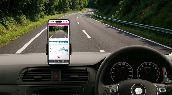 スマホで音・映像・走行軌跡を同時記録、Sound Oneのモビリティ業界向け音解析アプリに新バージョン