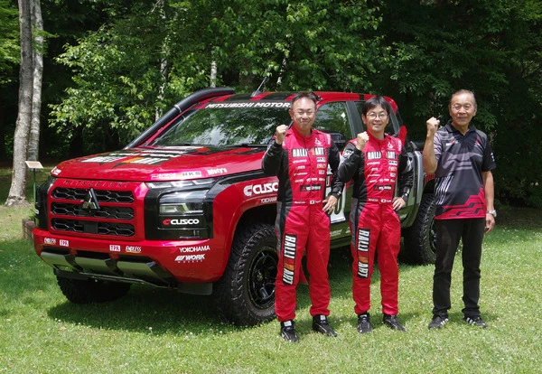 「王者奪還に向けて万全の体制」三菱ラリーアート、2500kmを競うクロスカントリーラリーに向け意気込みを語る