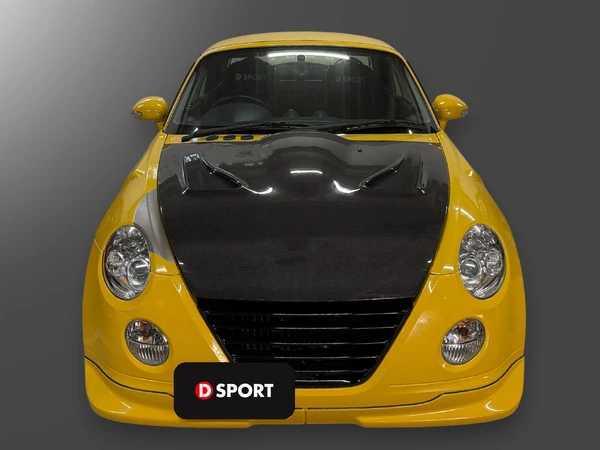 初代『コペン』をスパルタンにドレスアップ！ D-SPORT、カーボンボンネットとスポーツグリルを発売