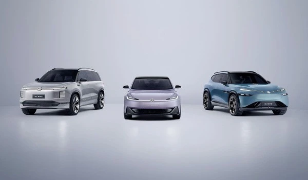 VW初のレンジエクステンダーも、次世代EVを3車種公開…上海モーターショー2025