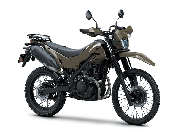 アースカラーが渋い！ オン・オフ両対応の多用途モデル、カワサキ『KLX230 DF』発売