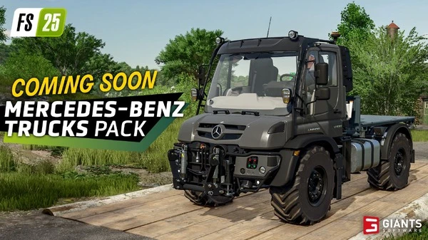 メルセデスベンツの万能車『ウニモグ』も収録、セガの「農業シミュレーション」最新版配信へ