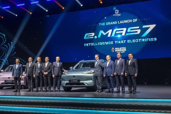 プロトンのEV販売が好調、『e.MAS 7』がマレーシア最量販EVに…2025年第1四半期