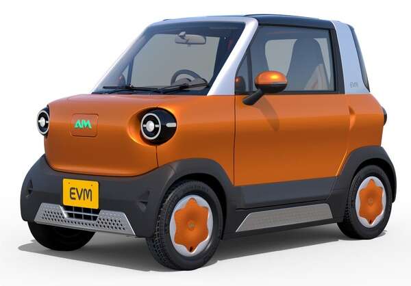 ［15秒でわかる］エイム『AIM EVM』発表…2名乗車可能な超小型EV