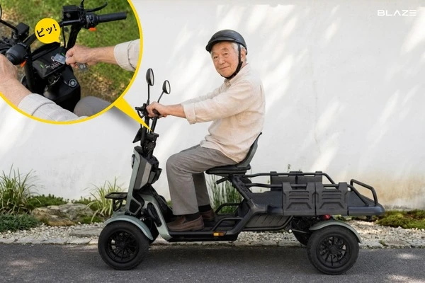 ブレイズの4輪特定小型原付「e-CARGO」、NFC追加…かざすだけで電源ON/OFF