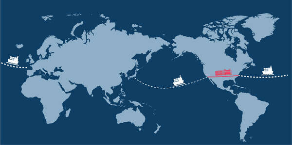 日本と欧州の新輸送ルート開拓へ、米国横断の実証実験…ジャパントラストが参加