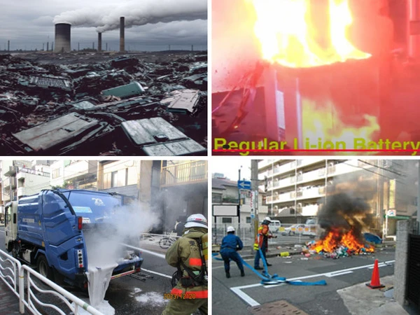 三元系リチウムイオン電池の爆発リスクを「冷却」で排除、　安全な廃棄技術を確立