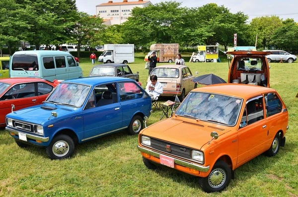 親子で受け継がれた三菱『ミニカ』など…第9回 昭和平成軽自動車展示会 in 道の駅アグリパークゆめすぎと