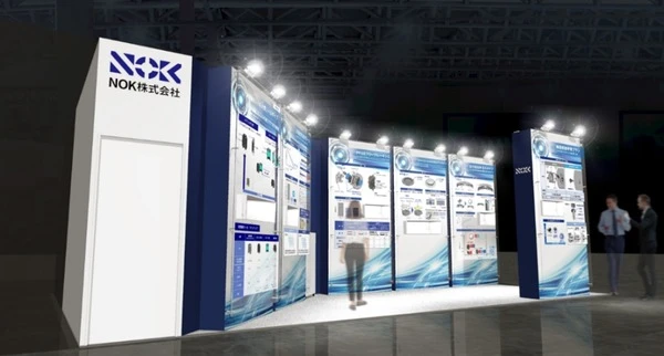 NOK、電磁波ノイズ対策などEV向け新製品5点を展示…人とくるまのテクノロジー展 2026