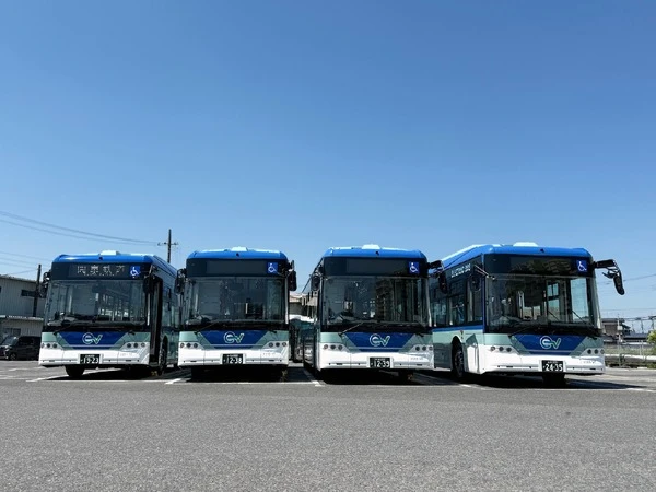 茨城県内4エリアでBYDの大型EVバス「K8 2.0」が運行開始
