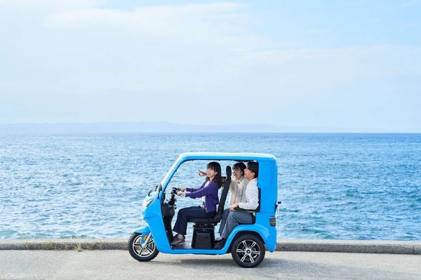 EVトゥクトゥク「トゥクる」、富山県魚津市でレンタル開始へ…10月24日から