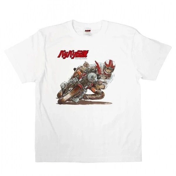 80年代バイクカルチャーの象徴「バリバリ伝説」グラフィックTシャツ登場