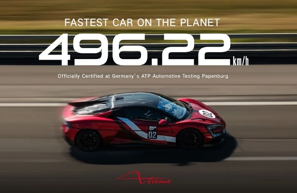 BYDの3000馬力EV『YANGWANG U9』、496.22km/hで世界最速市販車に…ブガッティ『シロン』超えた