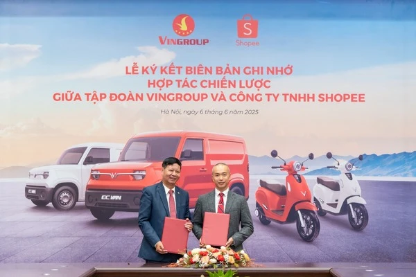 ビンファストの商用EVバンや電動スクーター活用、東南アジア最大の通販「ショッピー」が配送に
