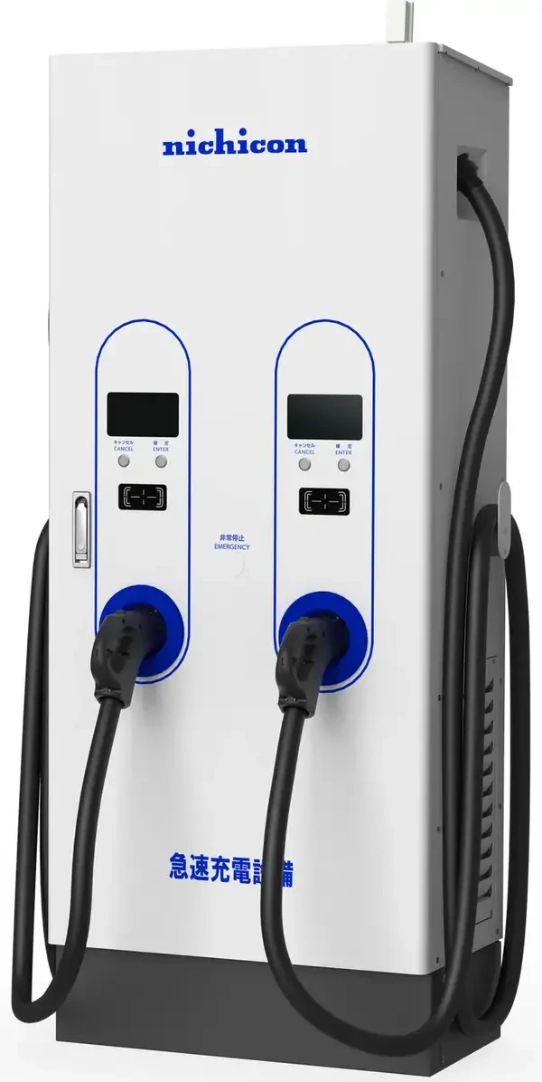 160kW急速充電器を開発、充電15分で200km以上走行可能…ニチコン