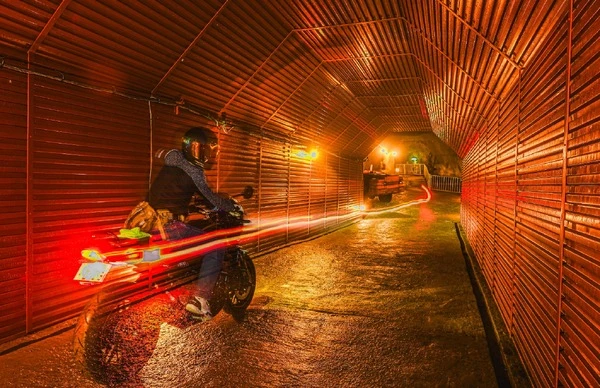 鉱山の坑道でバイク走行イベント、過疎地域を活性化　11月1～3日に開催