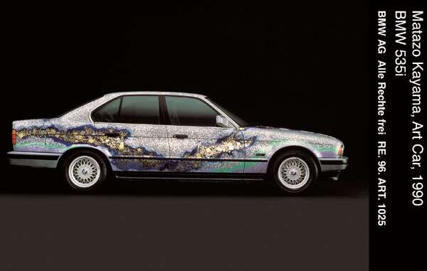 日本画家が90年代『535i』にアートを描く、麻布台「FREUDE by BMW」で期間限定公開へ