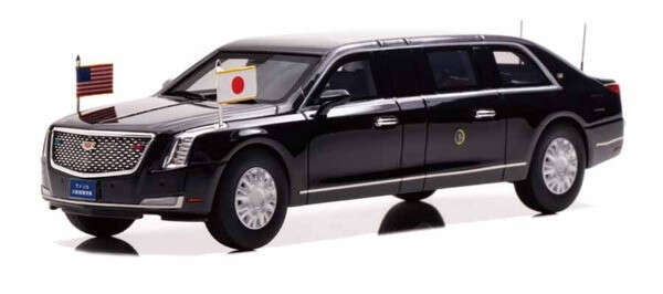 米国大統領専用車「キャデラック ワン」来日仕様車を1/43スケールで再現