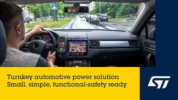 STマイクロ、車載向けパワーマネージメントIC発表…12Vバッテリーに直接接続可能