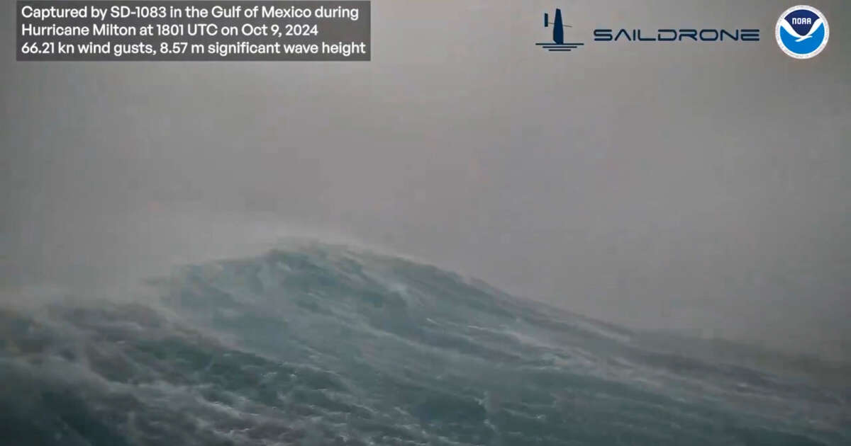 In nave durante il passaggio dell’uragano Milton: onde di nove metri nel Golfo del Messico – Video