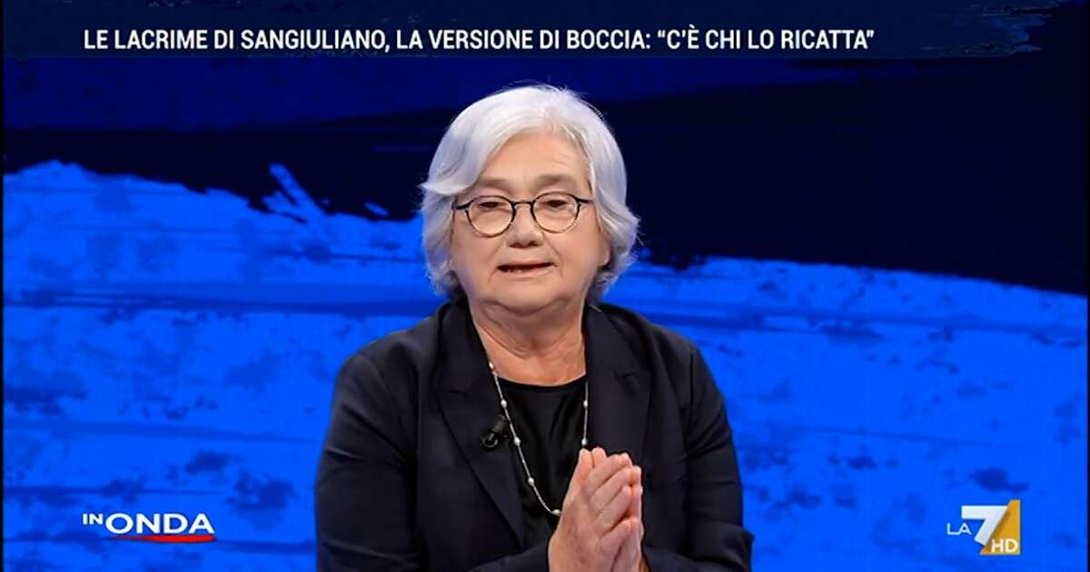 Boccia-Sangiuliano, Bindi a La7: “Deprimente. Ha detto che non ha speso un euro ma che ha fatto dell’amante una consigliera, non è accettabile”