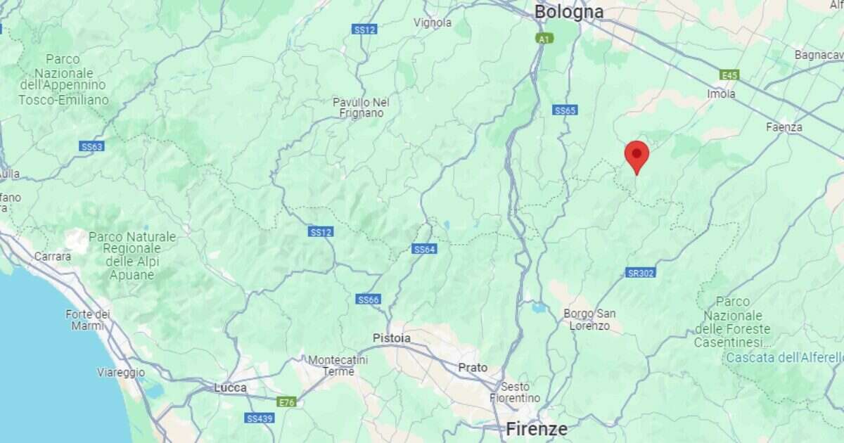 Quattro scosse di terremoto nel Bolognese, la più forte con magnitudo 3,9 con epicentro a Castel del Rio