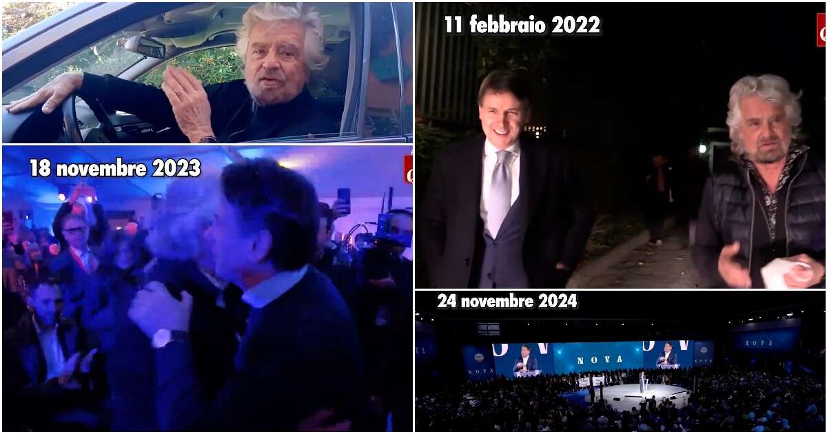 Grillo-Conte, da “Specialista dei penultimatum” a “Padre padrone”: storia di un amore mai nato. Il videoblob di uno scontro giunto al capolinea