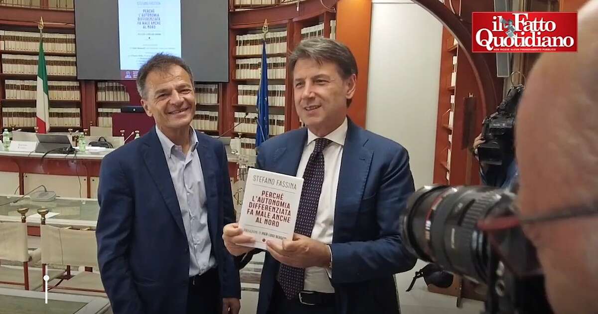 Fassina e il libro contro l’Autonomia: “Più burocrazia e più deficit”. Anche Conte alla presentazione: “Meloni patriota solo per retorica”